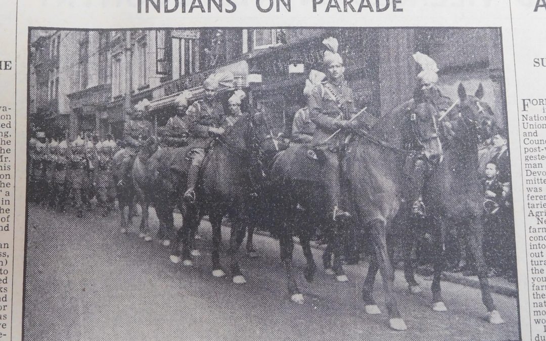 Indian soldiers in Devon