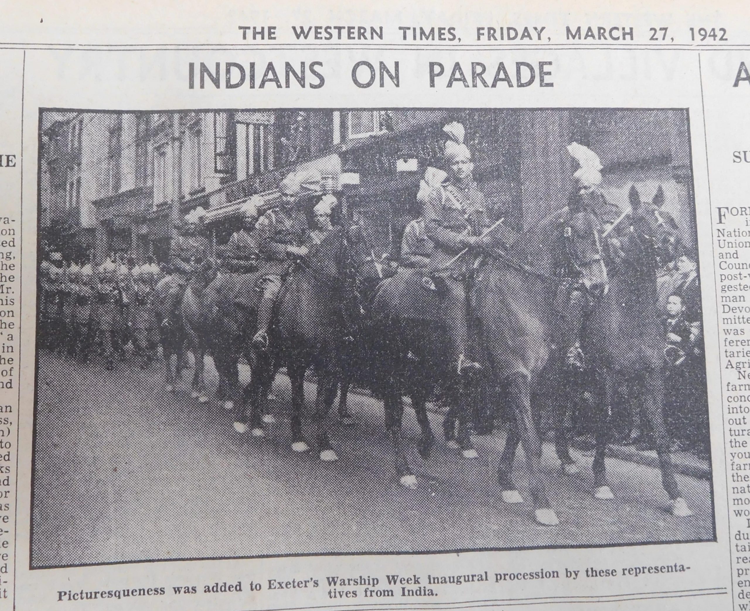 Indian Soldiers in Exeter