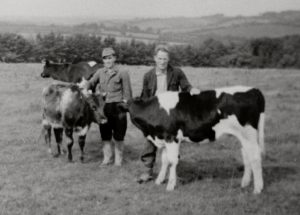 German Prisoners of War at work on local farm, Image courtesy of Museum of Dartmoor Life