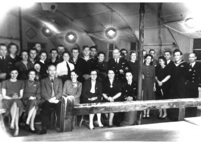 Okehampton Polish naval camp group. Image courtesy of the Museum of Dartmoor Life.